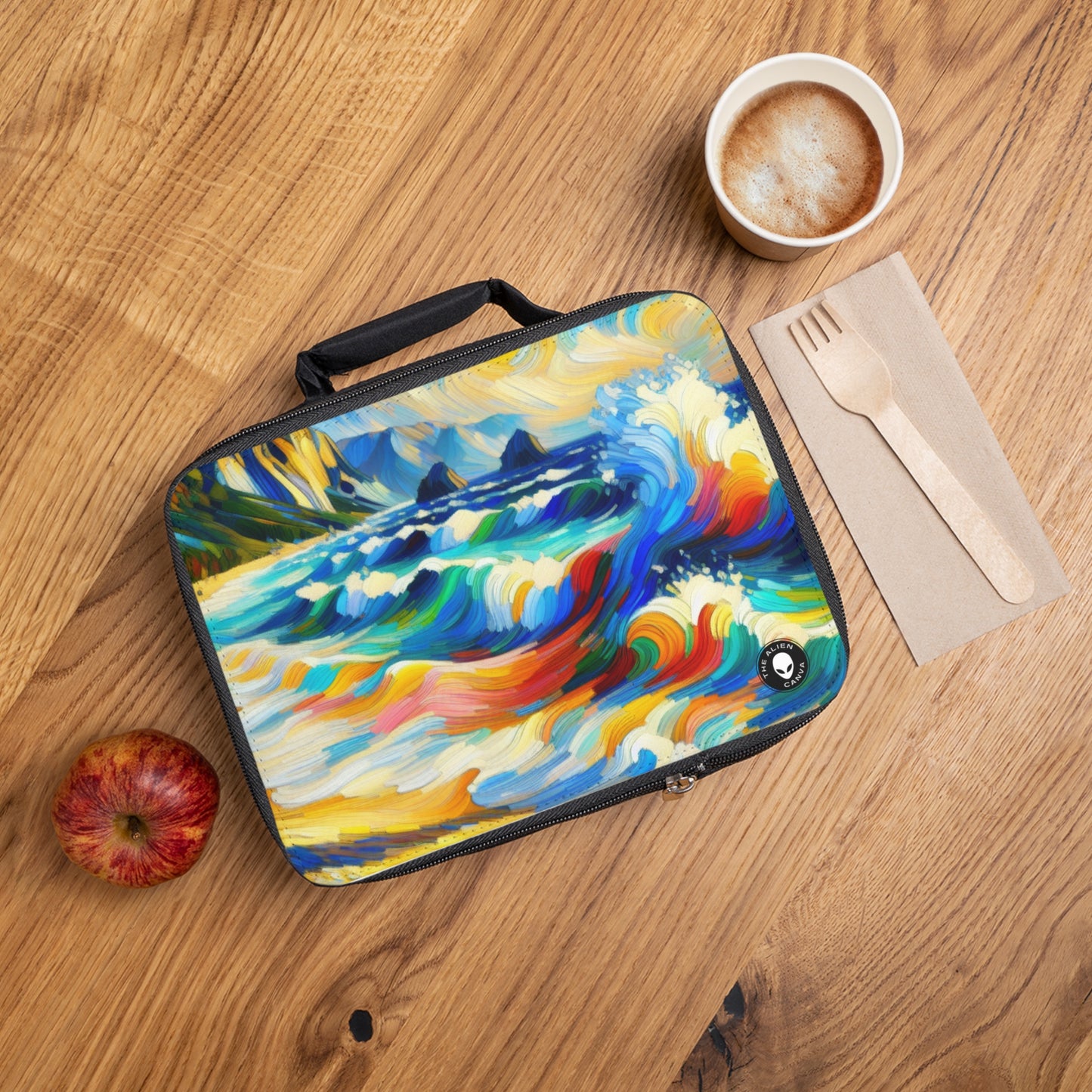 "The Fauvist Shore" - The Alien Lunch Bag Fauvism