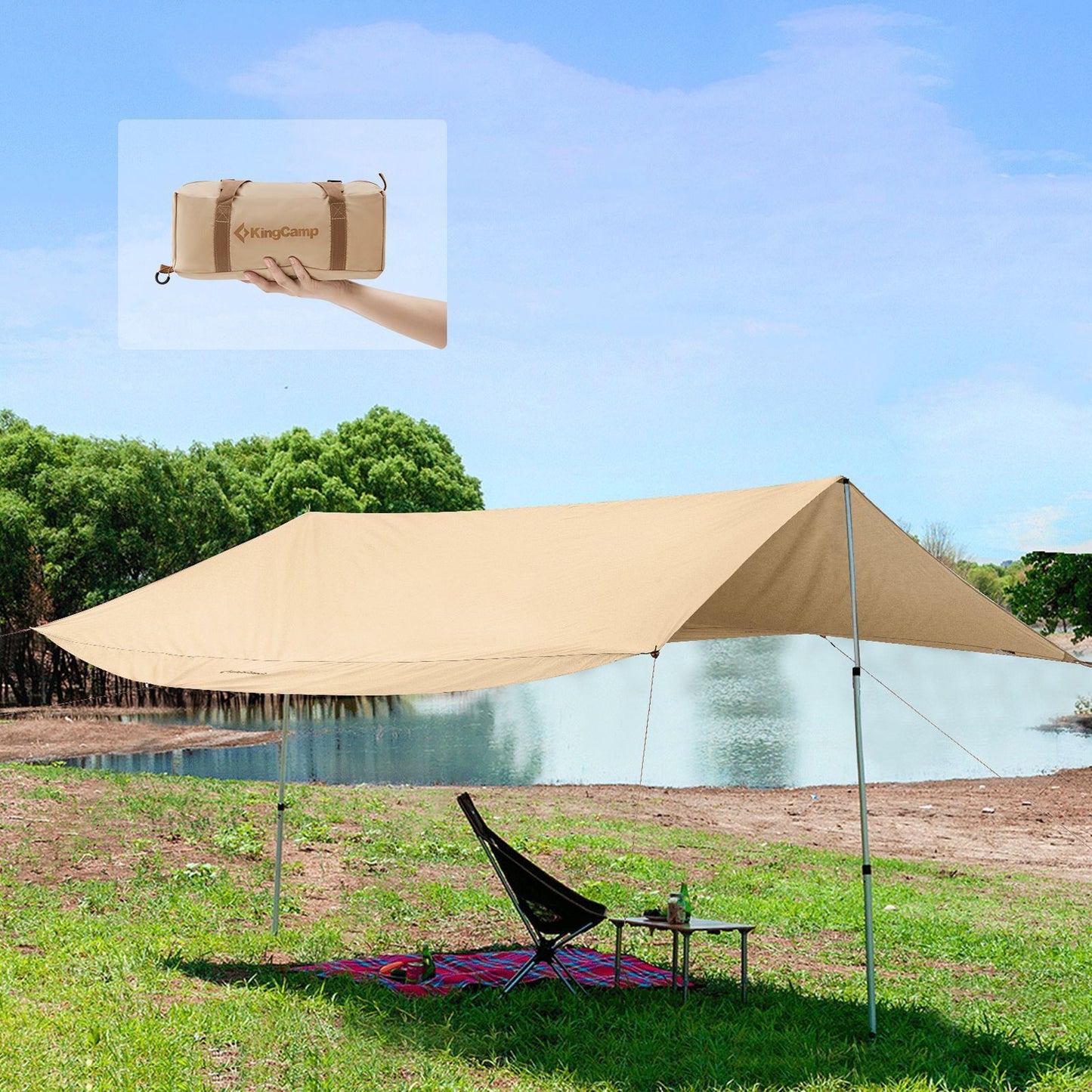 Summer Outdoor Travel Sunshade Tent Detachable