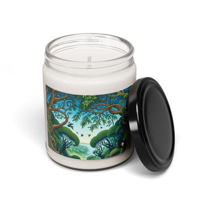 "Enchanted Woodland: Where Trees Dance and Creatures Roam" - The Alien Scented Soy Candle 9oz