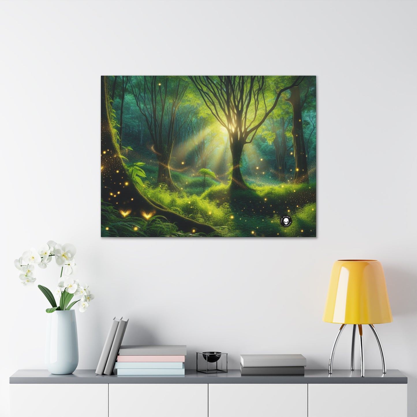 "Glowing Forest Magic" - The Alien Canva