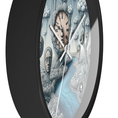 "Fantasy Wonderland: Where Time Bends and Trees Talk" - The Alien Wall Clock