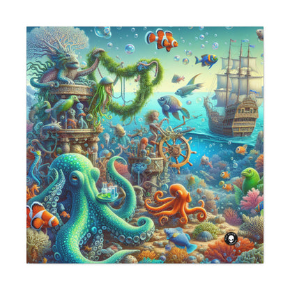 "Fiesta sous-marine" - La toile Alien