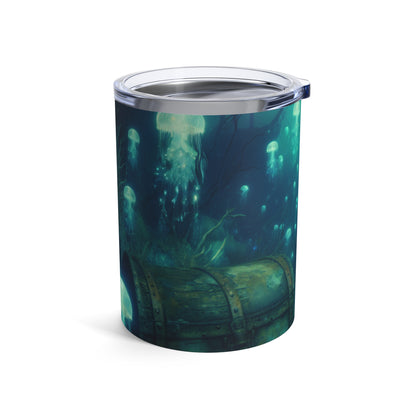 "Glowing Jellyfishes in the Deep" - The Alien Tumbler 10oz