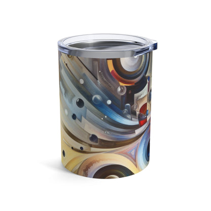 "Nature's Mechanical Symphony" - The Alien Tumbler 10oz Abstract Surrealism