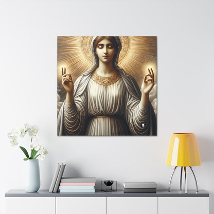 "La Virgen Radiante" - El Arte Religioso Alien Canva