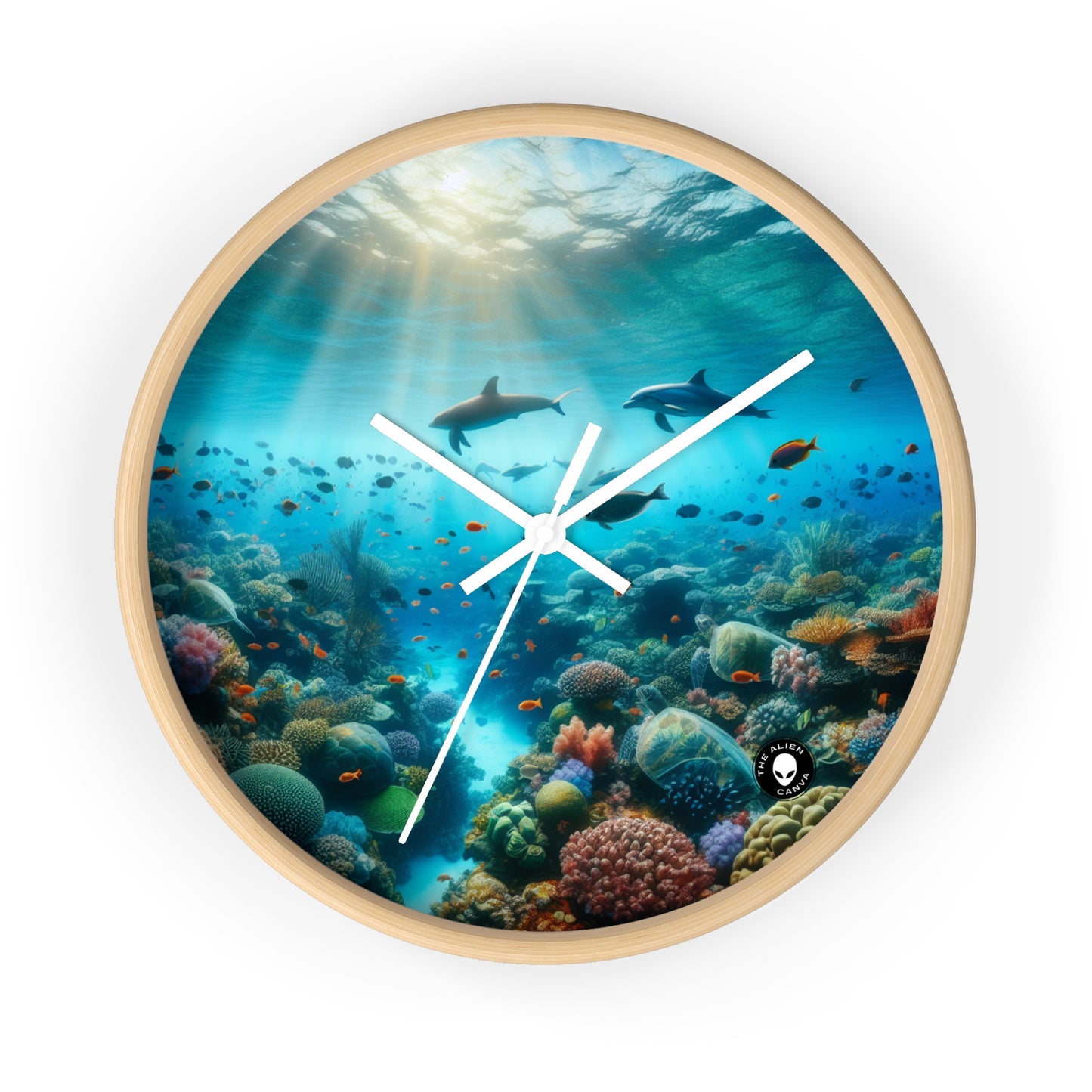 "Underwater Symphony" - The Alien Wall Clock