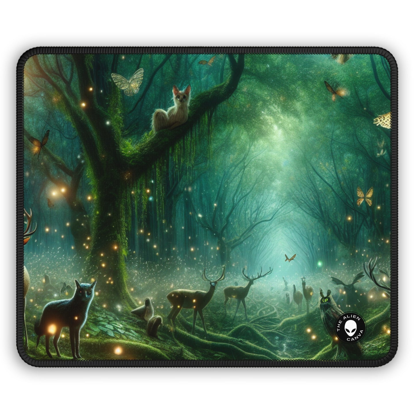 "Enchanted Forest: Voices of the Wild" - The Alien Gaming Mouse Pad