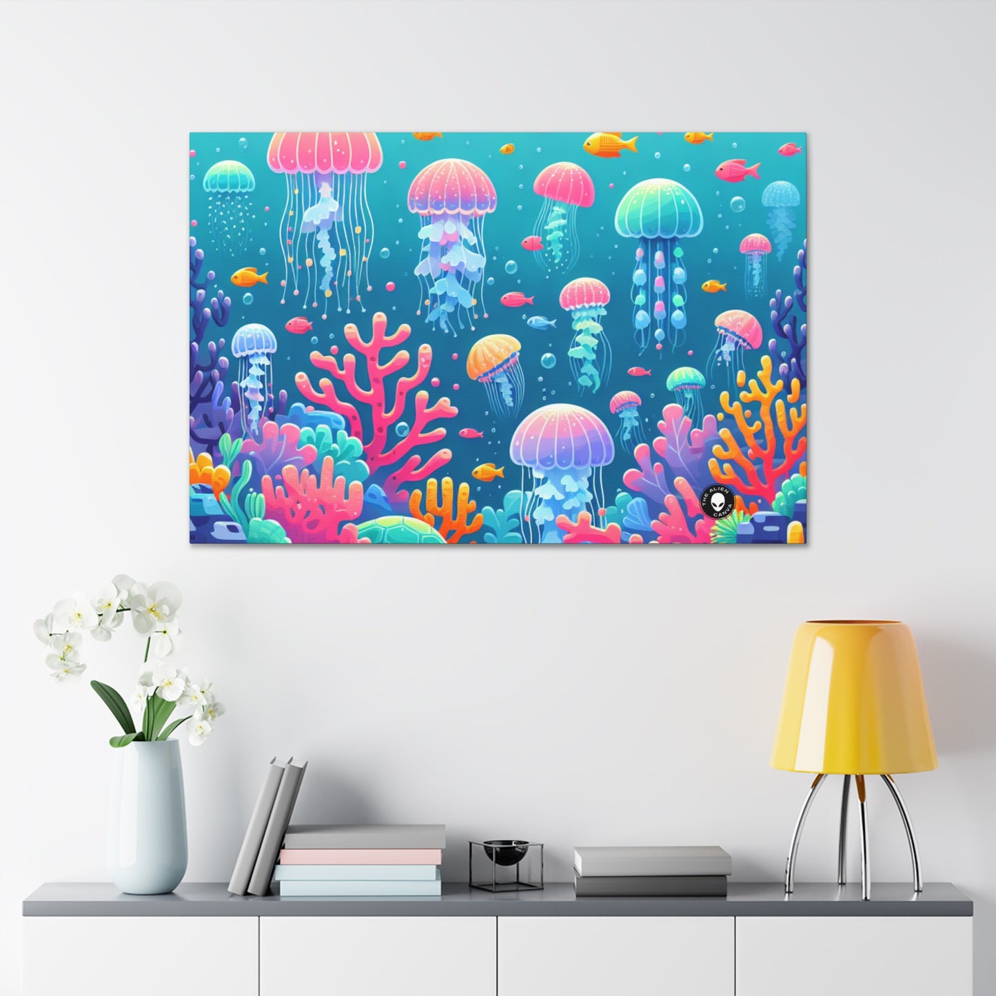 "Enchanting Underwater Symphony" - The Alien Canva