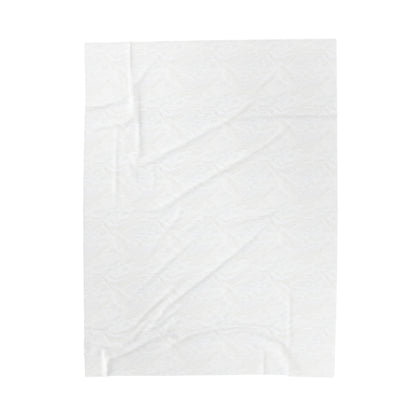 "Sérénité minimaliste : reflets tranquilles du coucher de soleil" - La couverture en peluche Alien Velveteen Minimalisme