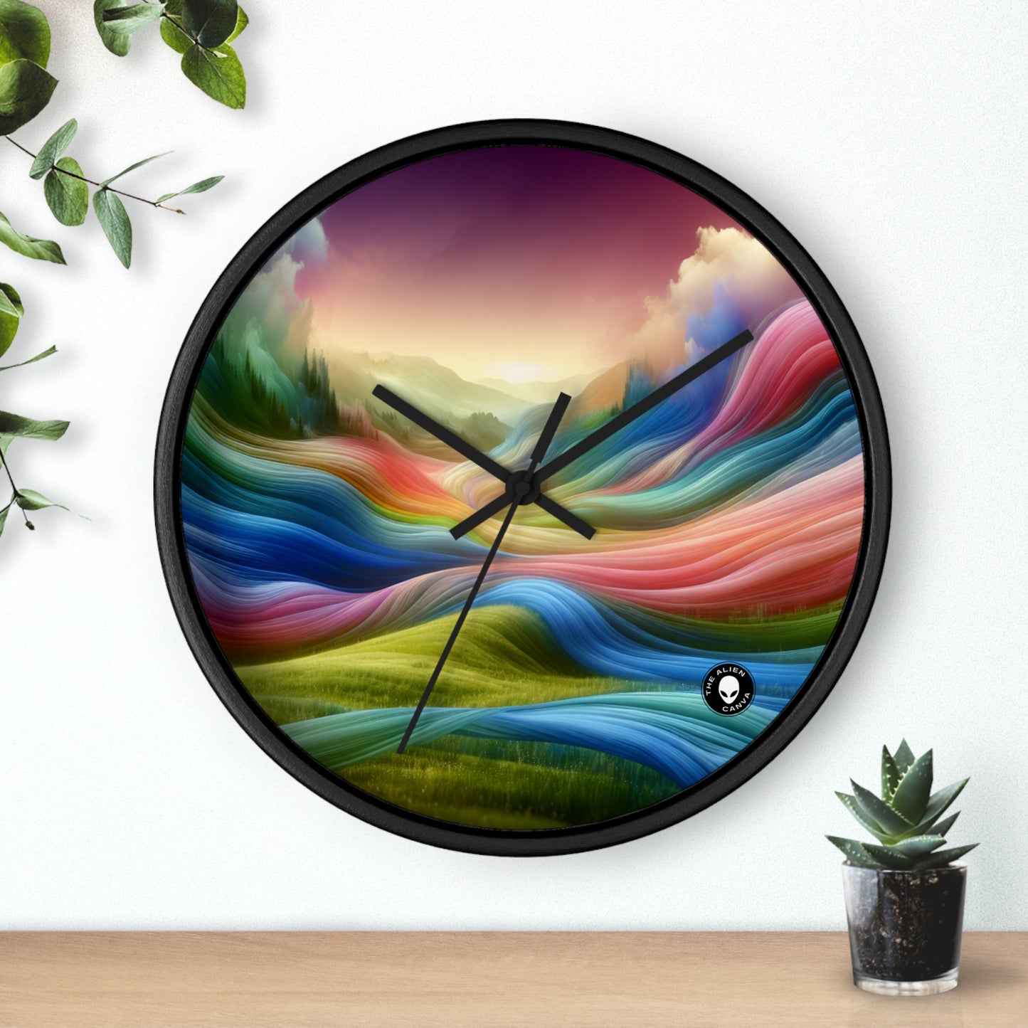 "Emotionally Charged Dreamscape" - The Alien Wall Clock