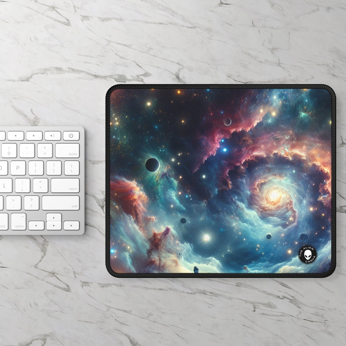 "Galactic Explorer" - The Alien Gaming Mouse Pad