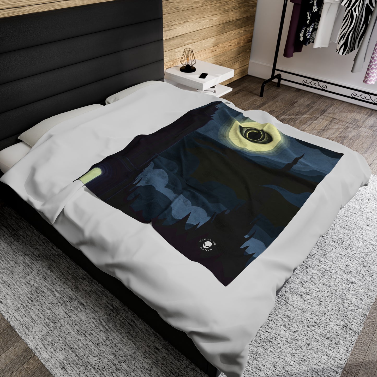 "Tower of Terror in Mordor" - The Alien Velveteen Plush Blanket