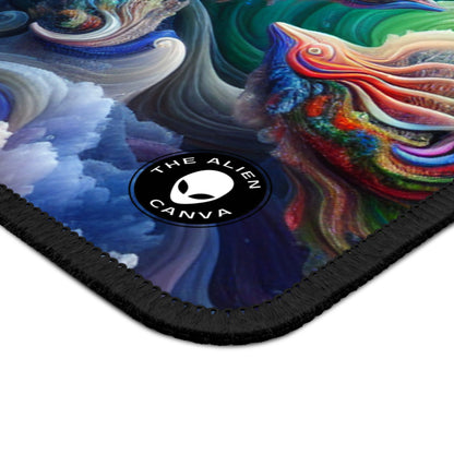 "Psychedelic Underwater Wonderland" - The Alien Gaming Mouse Pad