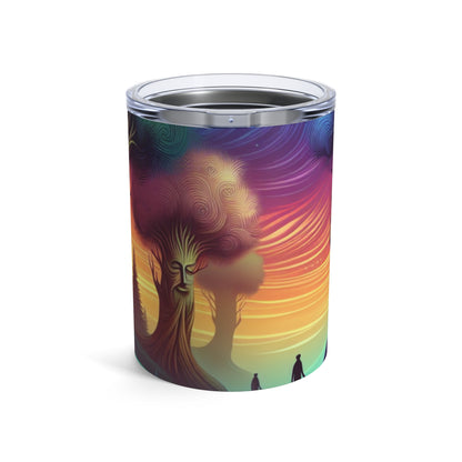 "Whispering Trees: Secrets of the Mystic Forest" - The Alien Tumbler 10oz