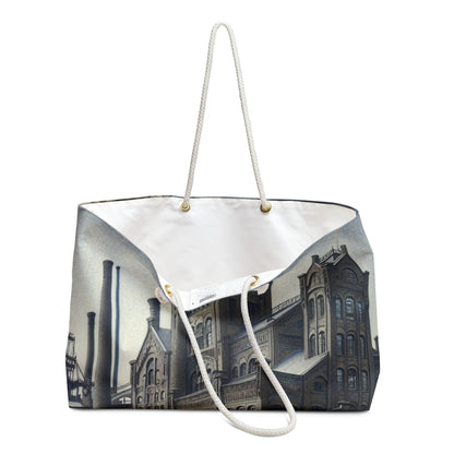 "Urban Precision: Modern Cityscape in the Style of Precisionism" - The Alien Weekender Bag Precisionism