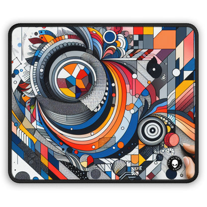 "ShapeSculptor: Creación interactiva de arte geométrico" - The Alien Gaming Mouse Pad Interactive Art