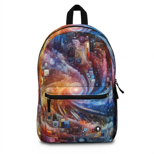 "Futuristic City Nights: A Dazzling Metropolis of Innovation and Imagination" - The Alien Backpack Digital Art