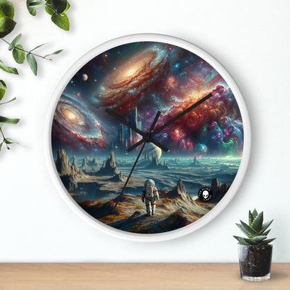 "Exploring the Celestial Realm" - The Alien Wall Clock