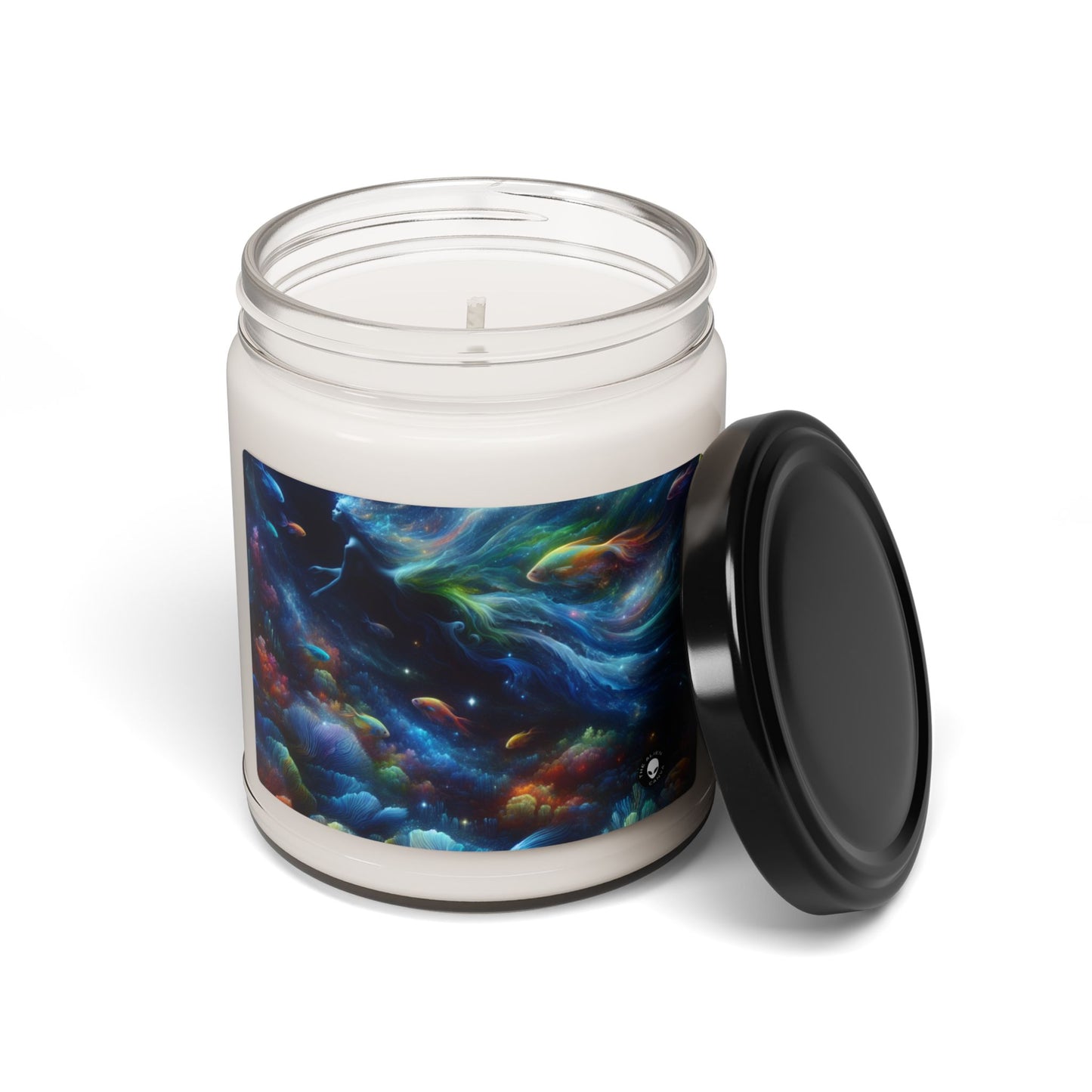 "Enchantment Under the Stars: A Mystical Underwater Journey" - The Alien Scented Soy Candle 9oz