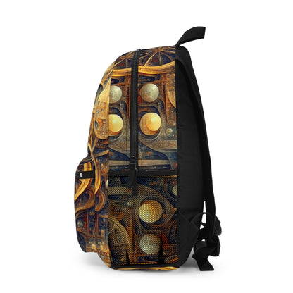 "Unidad en armonía vibrante: una exploración metafísica abstracta" - The Alien Backpack Metaphysical Art