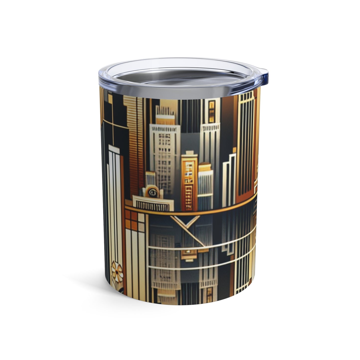 "Luxe Deco: Artistic Elegance at The Grand Hotel" - The Alien Tumbler 10oz Art Deco