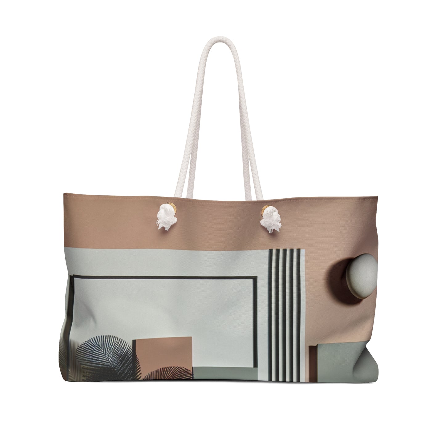 "Harmony in Geometry: A Minimalist Digital Art Exploration" - The Alien Weekender Bag Post-minimalism