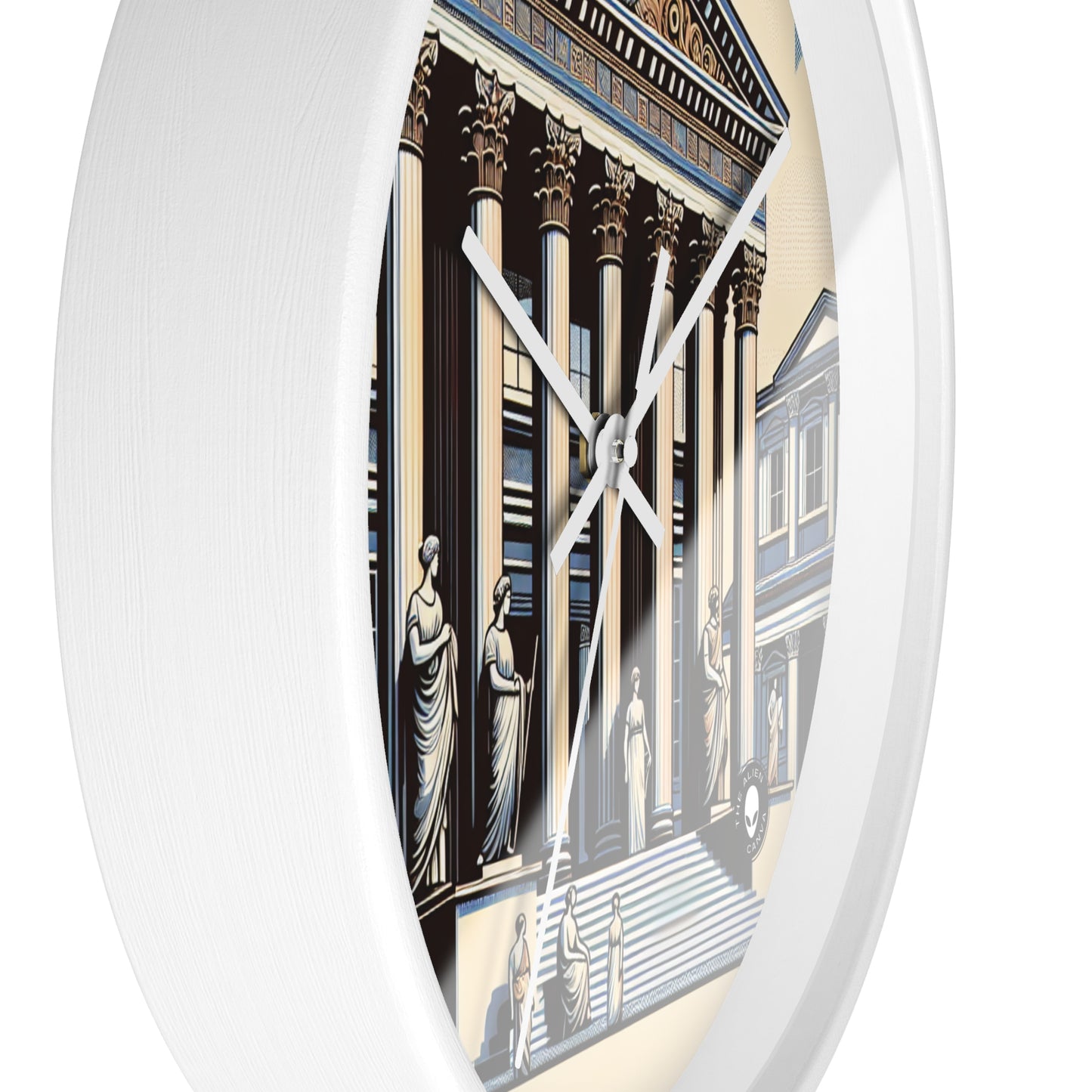 "Neoclassical Urban Elegance" - The Alien Wall Clock Neoclassicism