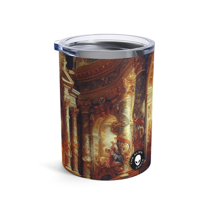 "Masquerade Majesty: A Regal Baroque Ballroom" - The Alien Tumbler 10oz Baroque