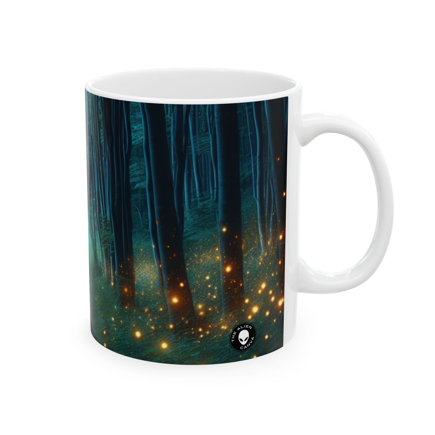 "Vigilia Encantada" - Taza de Cerámica Extraterrestre 11oz