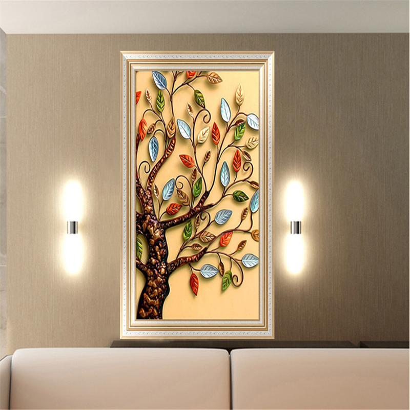 5D diamond painting fortune tree