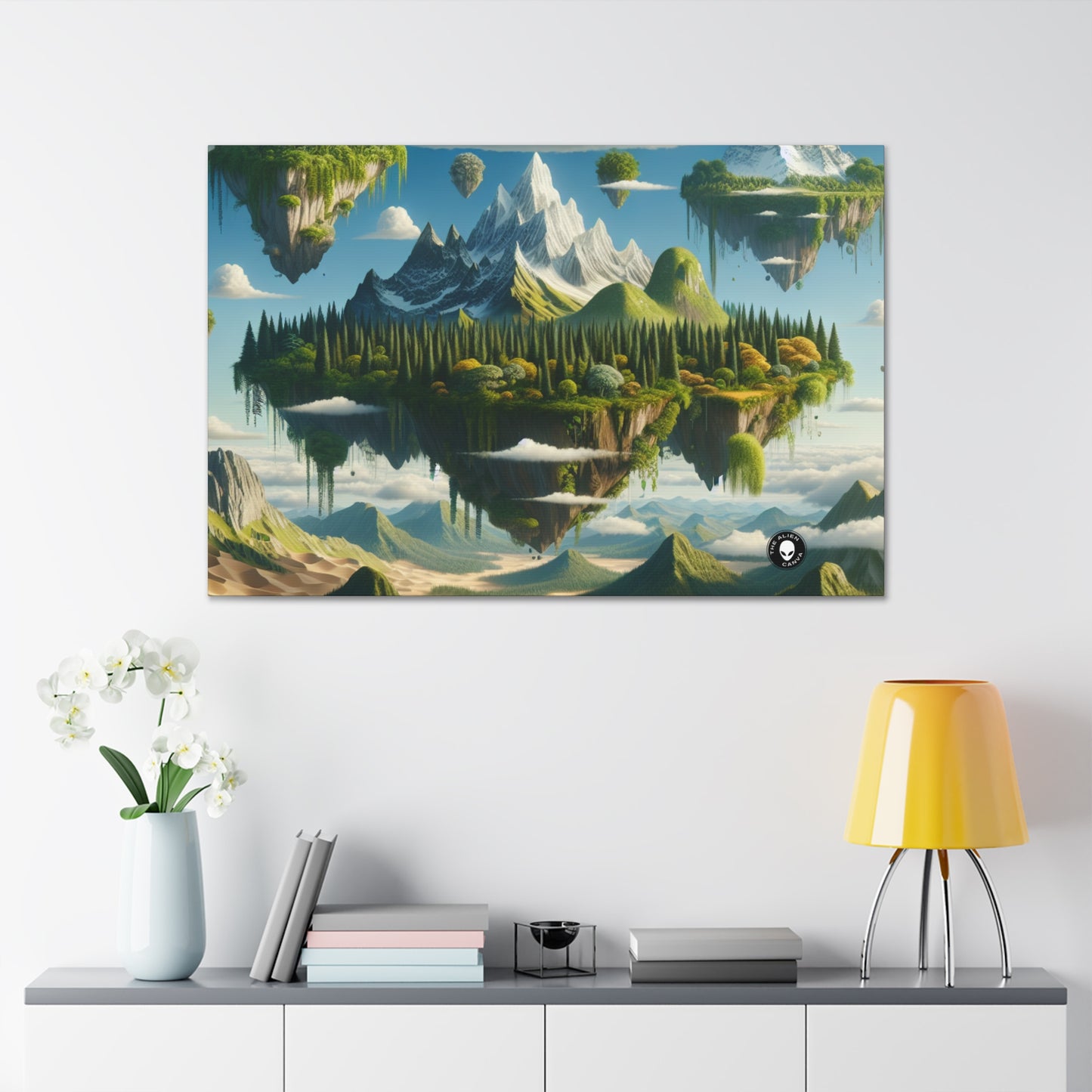 "Elemental Isles: A Dreamlike Journey through Nature's Wonders" - The Alien Canva