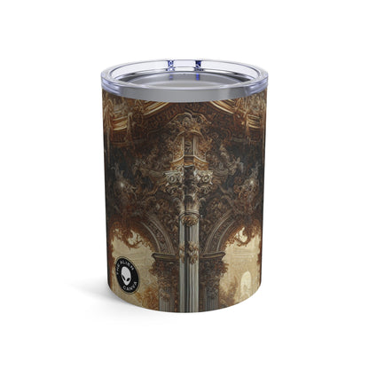 "Baroque Banquet: A Feast of Opulence" - The Alien Tumbler 10oz Baroque