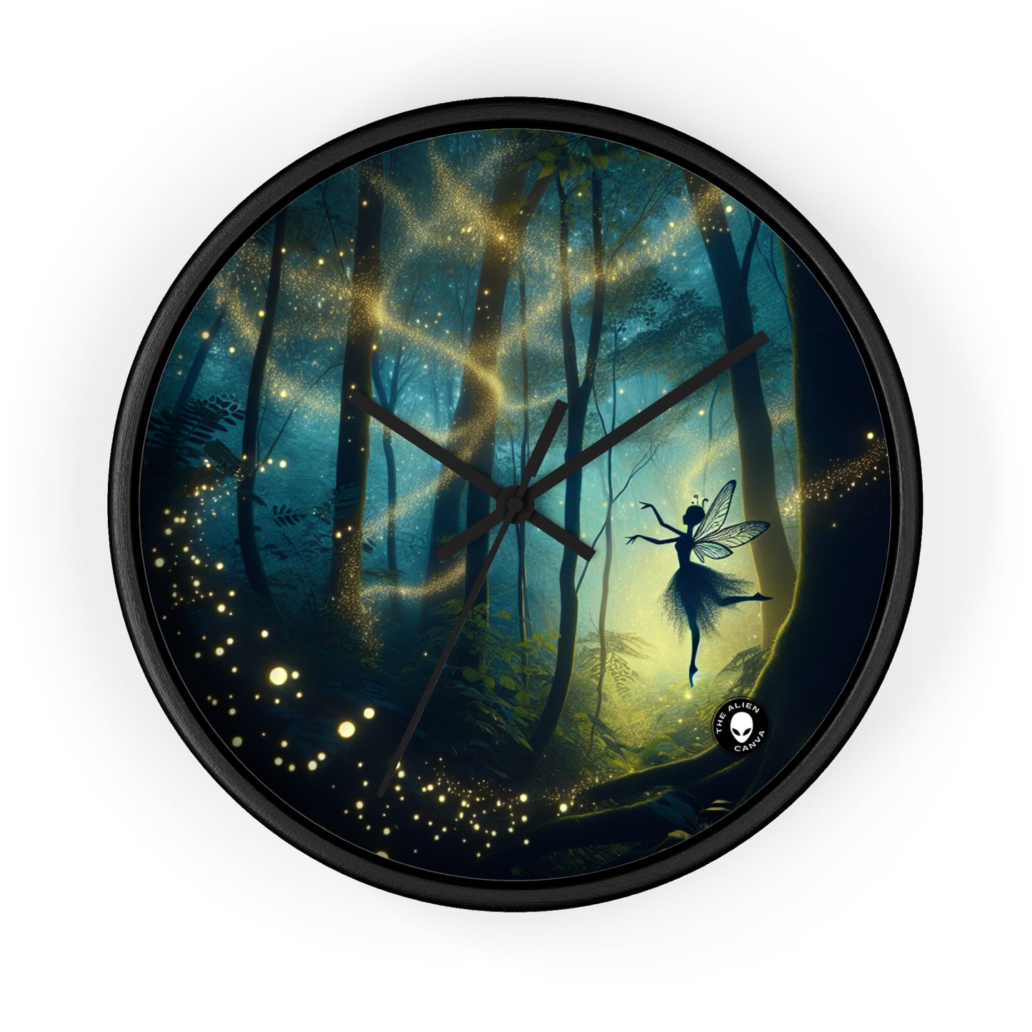 "Enchanted Forest: Firefly Dance" - The Alien Wall Clock