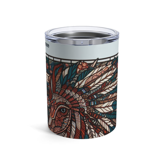 "Resilience Unveiled: A Postcolonial Celebration" - The Alien Tumbler 10oz Postcolonial Art