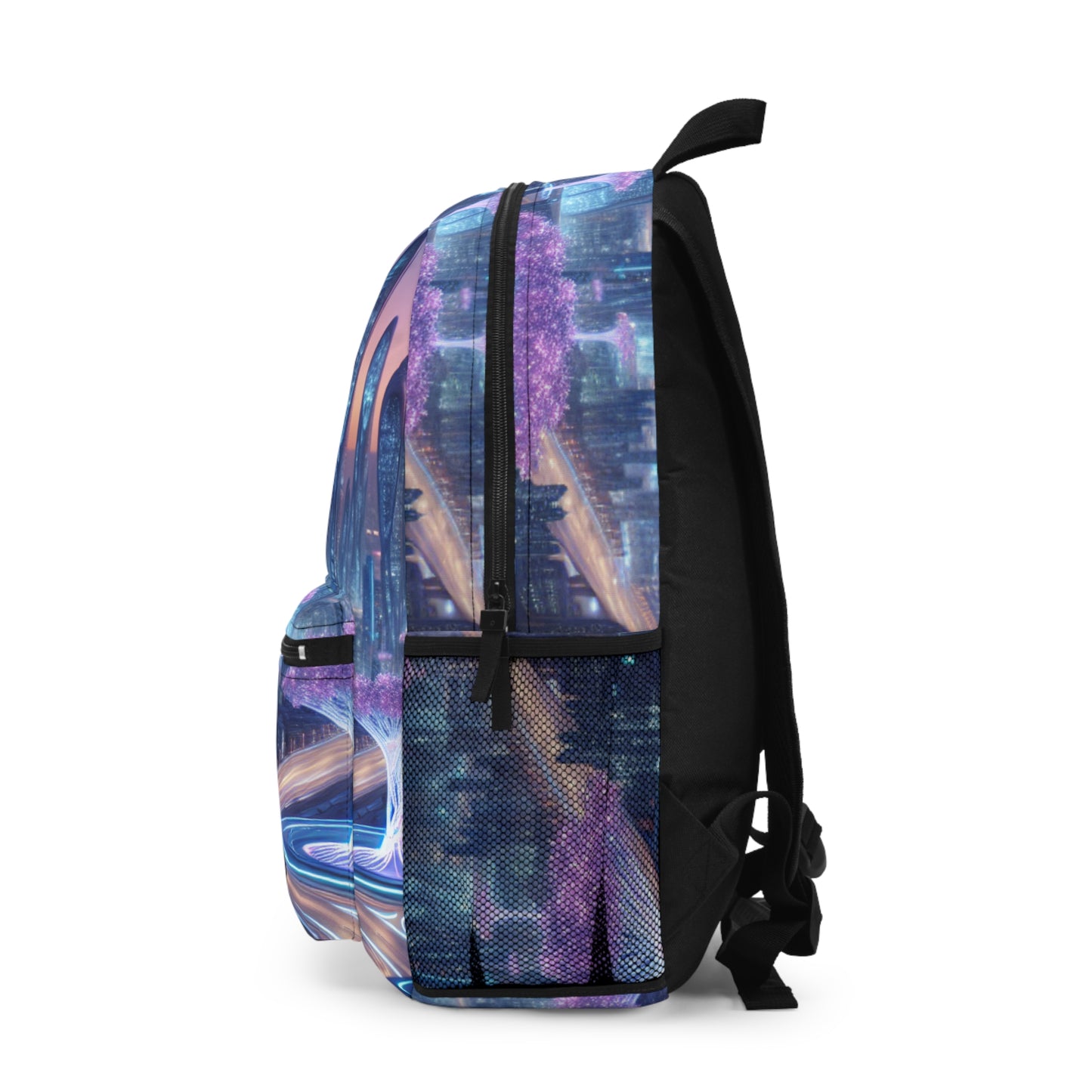 "City of Tomorrow: Nature and Technology Intertwined" - The Alien Backpack