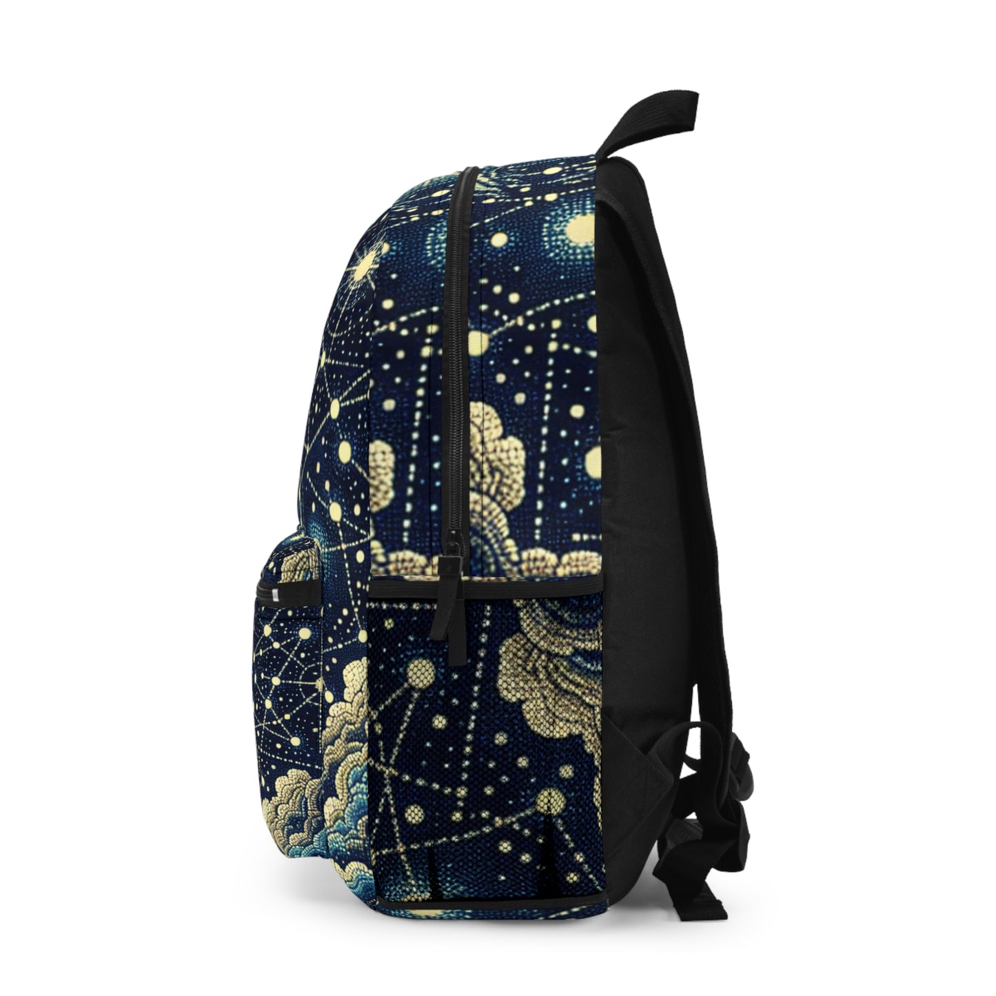 "Dotting the Heavens" - La mochila alienígena estilo puntillismo