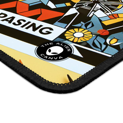 "Constructive City: A Vibrant Celebration of Urban Progress" - The Alien Gaming Mouse Pad Constructivism