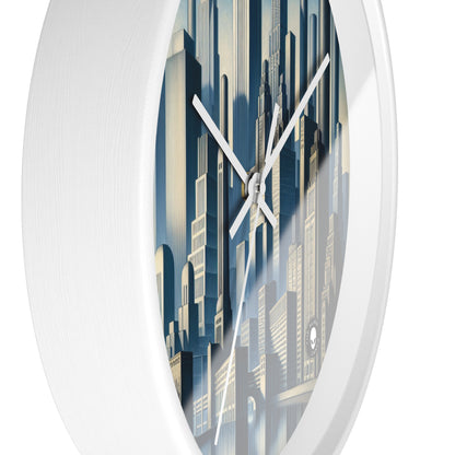 "Modern Metropolis: A Precisionism Perspective" - The Alien Wall Clock Precisionism