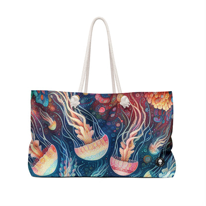 "Luminous Dance of the Deep" - The Alien Weekender Bag