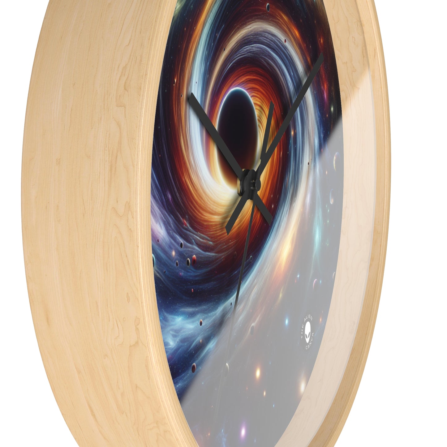 "Galactic Vortex: The Colorful Dance of Stars and Planets" - The Alien Wall Clock