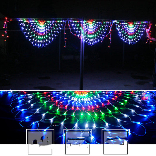 Outdoor decorative fishing net lights