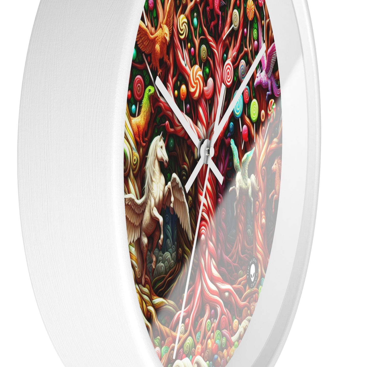 "Sweet Forest Whimsy" - The Alien Wall Clock