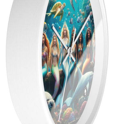 "Dive into the Enchanted Abyss: A Mermaid's Paradise" - The Alien Wall Clock