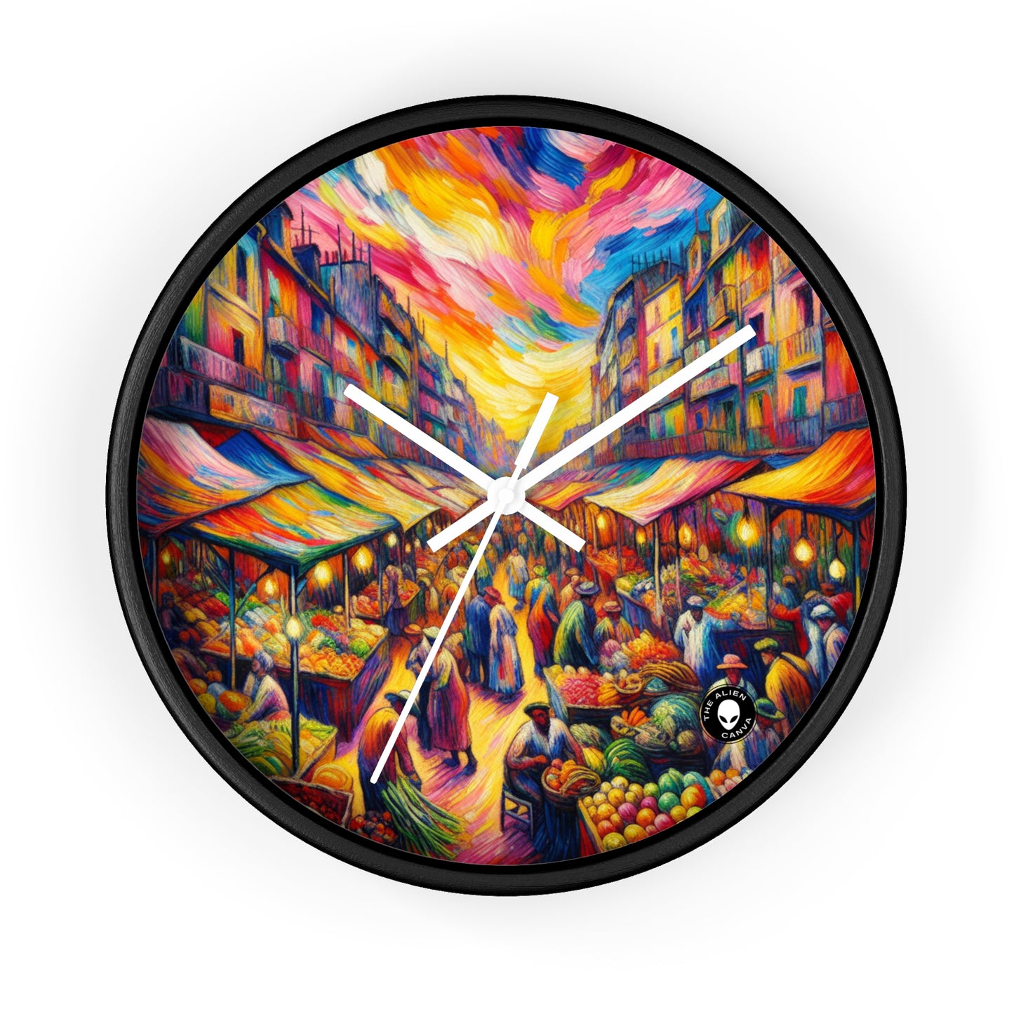 "Jungle Fauvisme" - L'Horloge Murale Alien Fauvisme