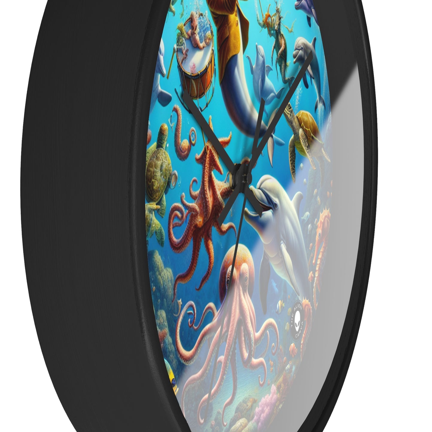 "Musical Reef Spectacle" - The Alien Wall Clock