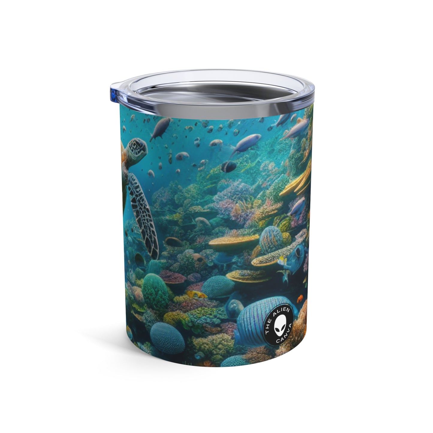 "Beneath the Surface: An Underwater Wonderland" - The Alien Tumbler 10oz