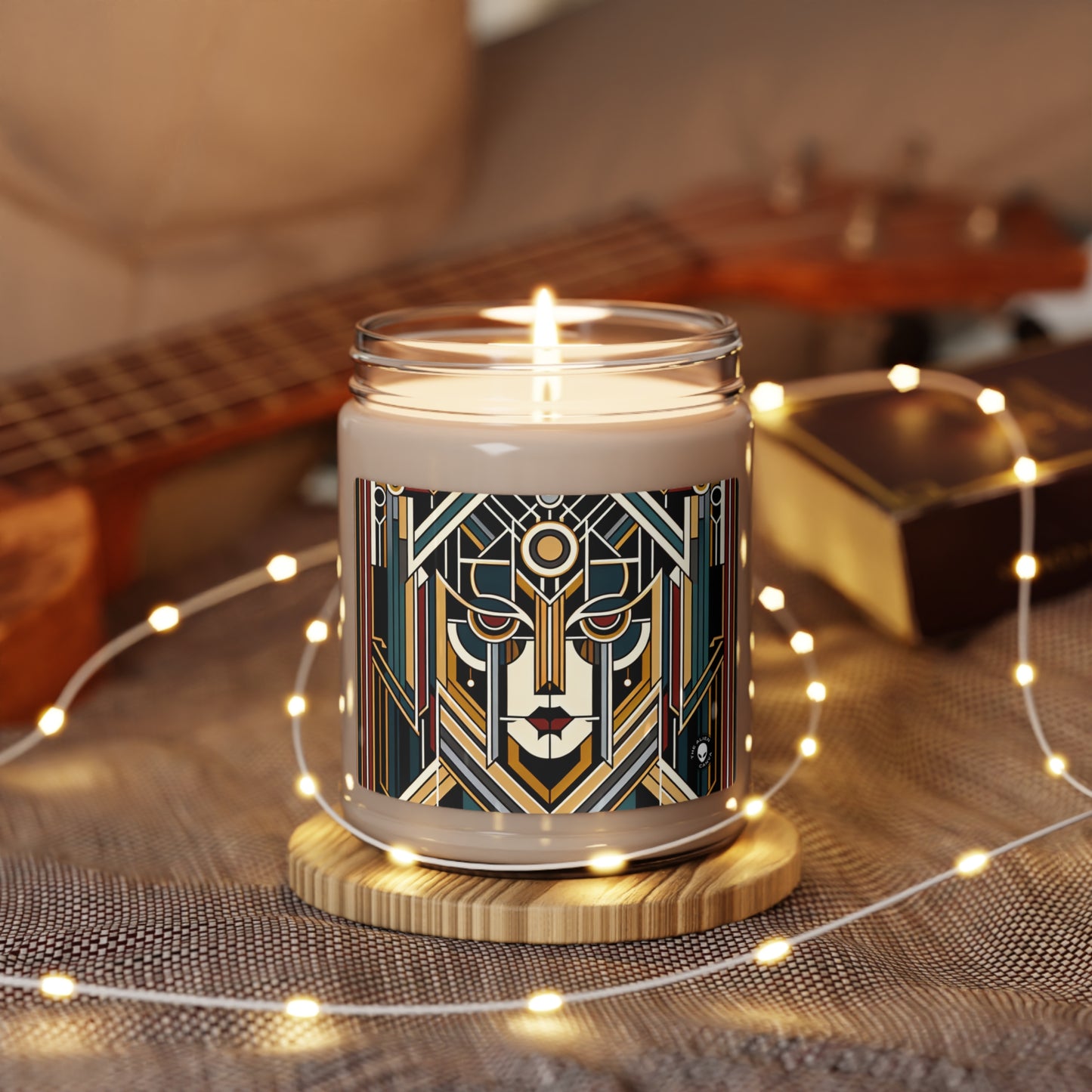 "Glamour & Decadence: A 1920s Art Deco Cocktail Soiree" - The Alien Scented Soy Candle 9oz Art Deco