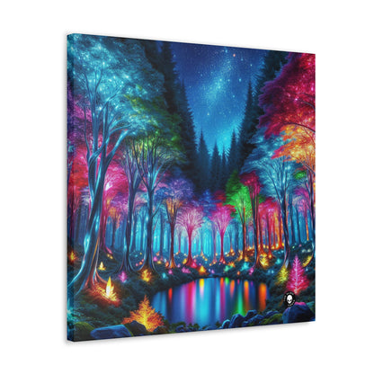 "Crystal Glow: The Enchanted Forest" - The Alien Canva