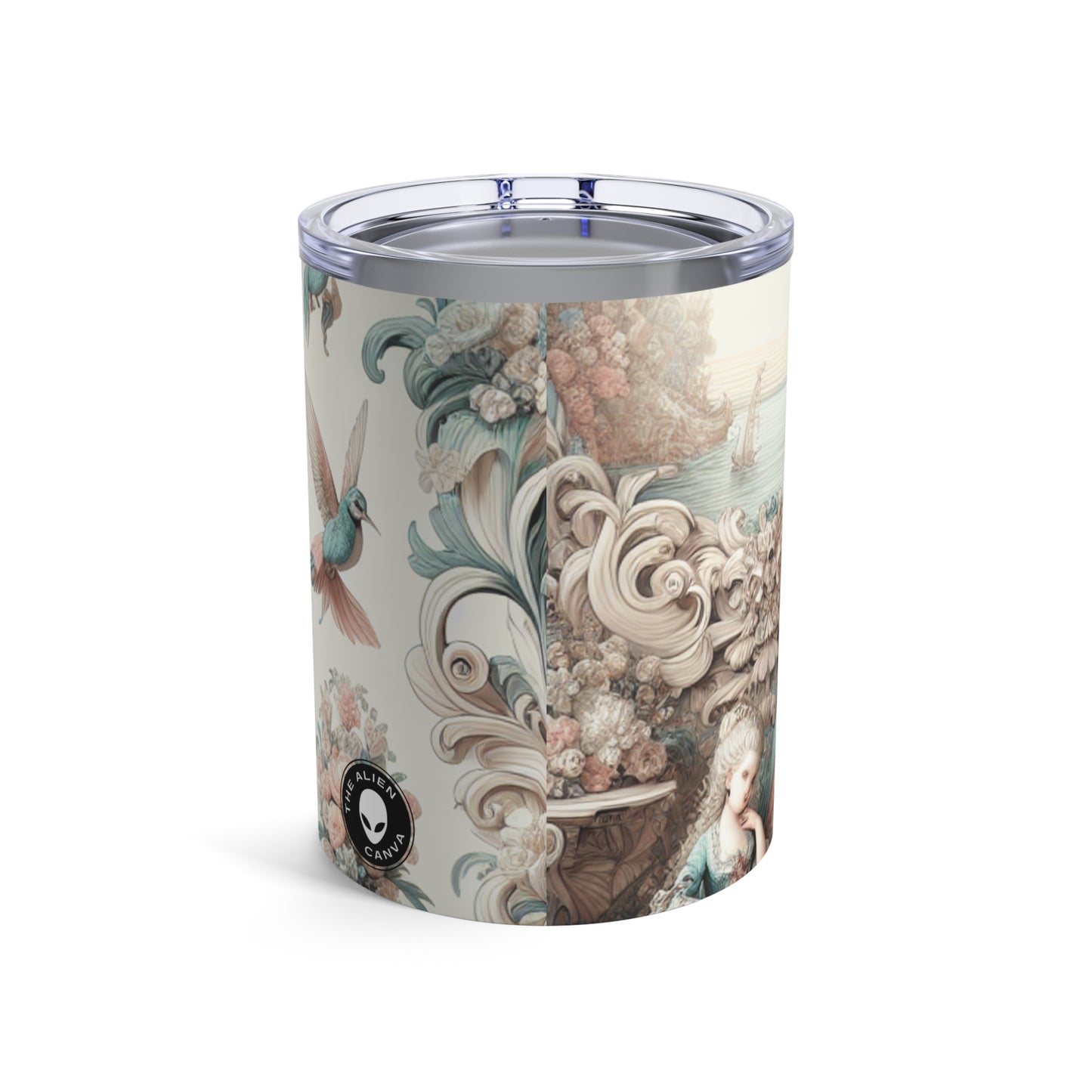 "Encantamiento en jardines pastel: Princesa de hadas rococó" - The Alien Tumbler 10oz Rococo