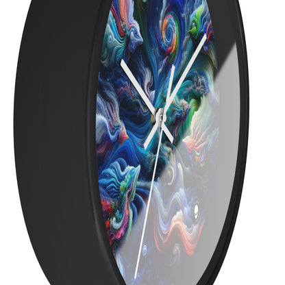 "Psychedelic Underwater Wonderland" - The Alien Wall Clock